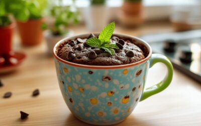 5 Minutes Chrono pour un Mug Cake au Chocolat Peu Calorique et Ultra Moelleux